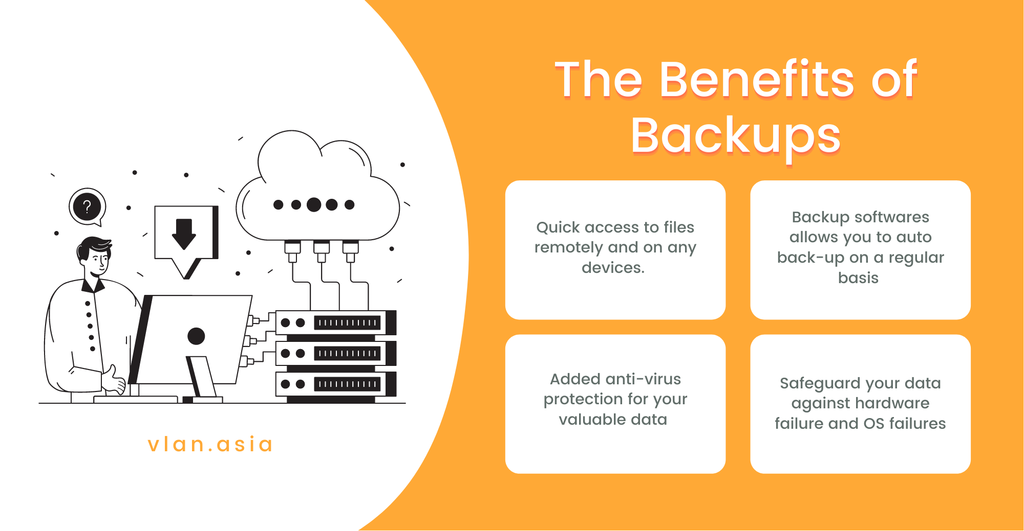 The benefits of backing up virtual machines