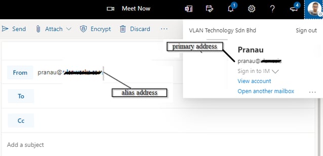 eg what is alias address