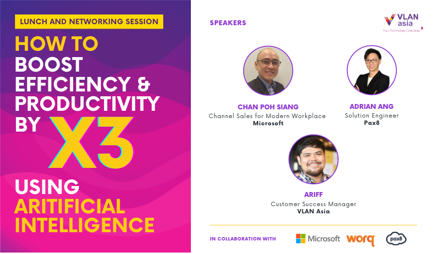 Microsoft 365 Event How to boost efficiency and productivity by x3 using Artificial intelligence