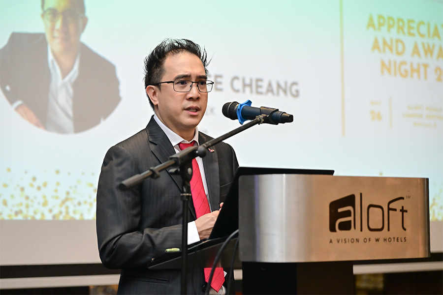 VLAN Asia awards night lance cheang opening speech