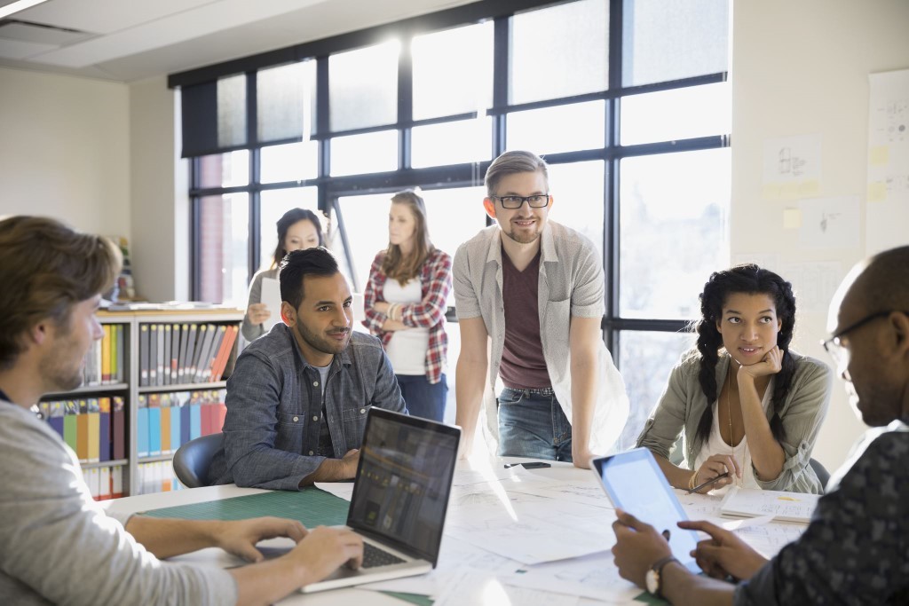 Business people meeting in an office